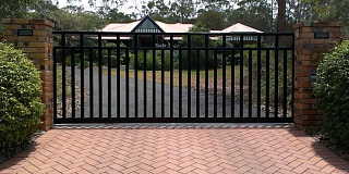 Откатные ворота 10 метров